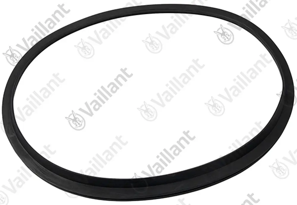 Schwarzer, runder Profildichtring aus EPDM-Material, geeignet für Anwendungen in Verbindung mit Vaillant-Systemen.